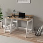 Hanah Home Escritorio de Estudio Blanco y Roble